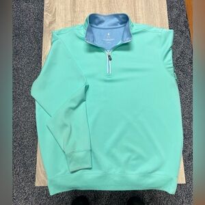 Fairway & Greene Caves Teal 1/4 Zip - Size Large